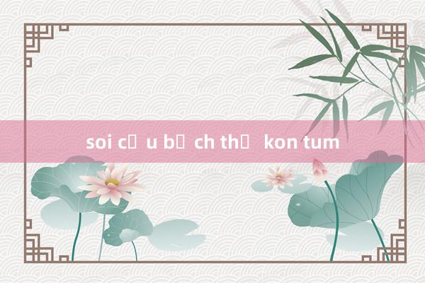 soi cầu bạch thủ kon tum